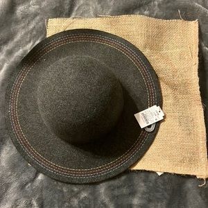 Girls, 12-24M, Heather Grey Felt Hat